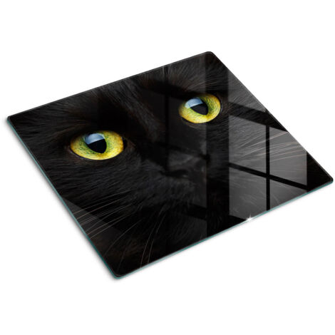 Protezione per piano cottura – Copertura vetro temperato - Tagliere vetro temperato – 60x52 cm - Yeux de chat