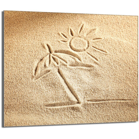 Protezione per piano cottura in vetro 60x52 Beach
