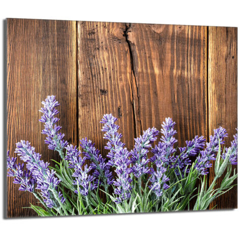 Protezione per piano cottura in vetro 60x52 Lavanda