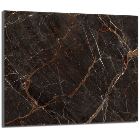 Protezione per piano cottura in vetro 60x52 Marmo