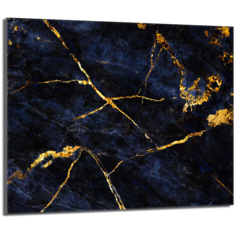 Protezione per piano cottura in vetro 60x52 Marmo