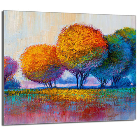 Protezione per piano cottura in vetro 60x52 Trees