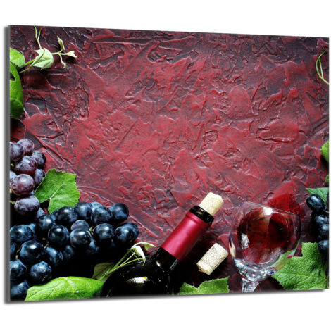 Protezione per piano cottura in vetro 60x52 Vino