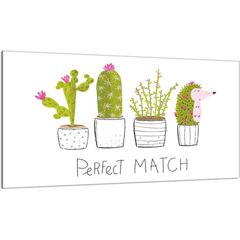 Protezione per piano cottura in vetro 90x52 Cactus
