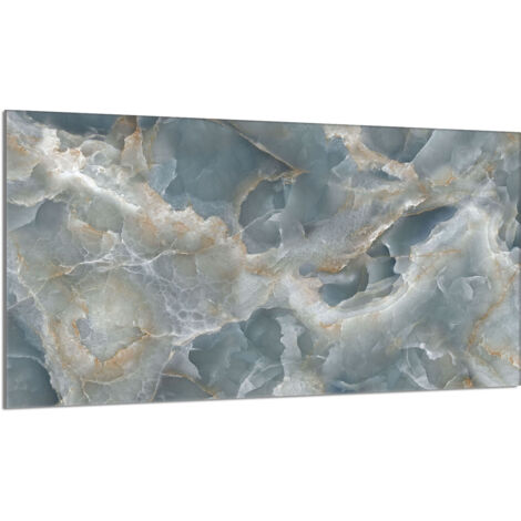 Protezione per piano cottura in vetro 90x52 Marmo