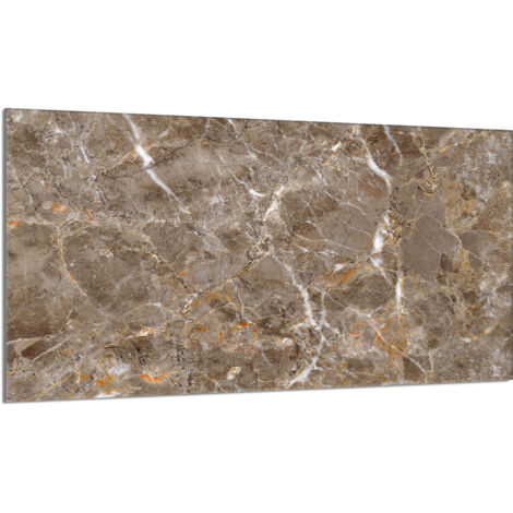 Protezione per piano cottura in vetro 90x52 Marmo