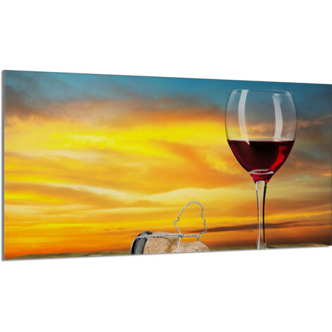 Protezione per piano cottura in vetro 90x52 Vino