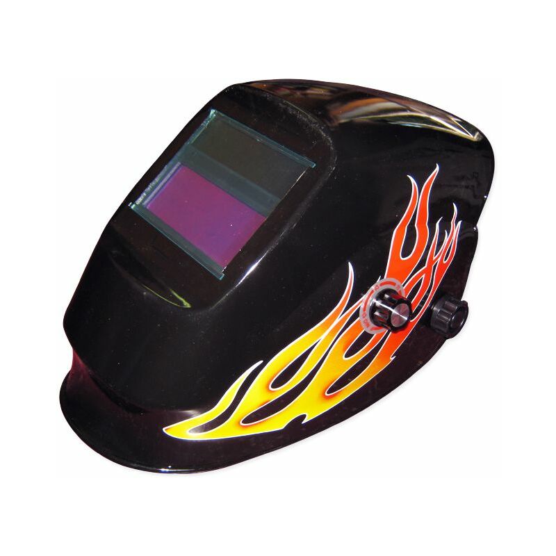 Image of SZ-GSTflame protezione per saldatura automatica casco per saldatura maschera per saldatura solare fiamma - Nero - Varan Motors
