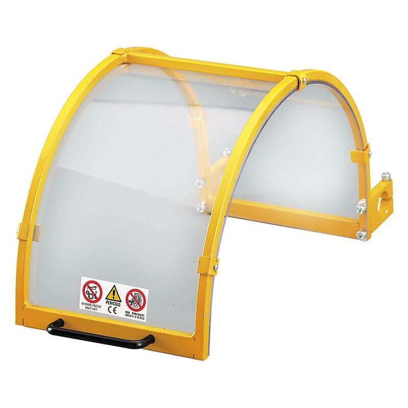 Fervi - Protezione per tornio con schermo in lexan 400 mm t400