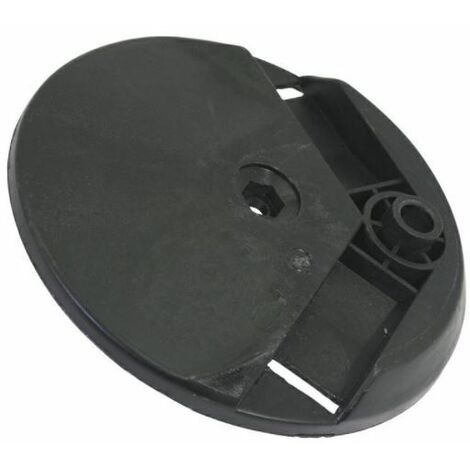 Protezione ruota plastica rasaerba GGP con attacco leva alzaruota Ø 153 mm
