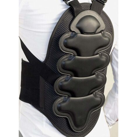 Protezione salvaschiena livello 1 da bambino/a Omologata CE: M (37 cm), Nero 10