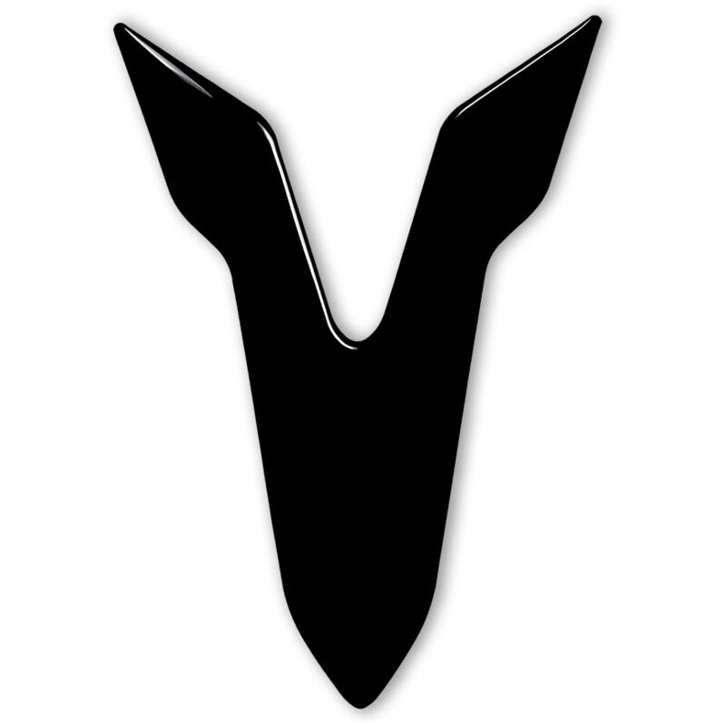 Protezione Serbatoio Adesiva 3D Tipo Originale, MV Brutale u.t., Nero Glitter