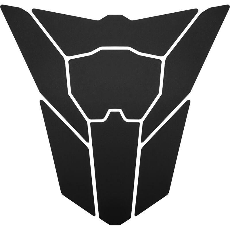 Protezione Serbatoio Adesiva Centrale Transformer, Nero Goffrato