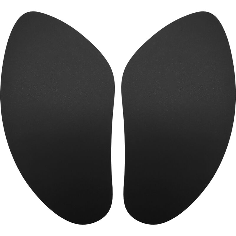 Protezione Serbatoio Adesiva Laterale Destro + Sinistro, Nero Goffrato