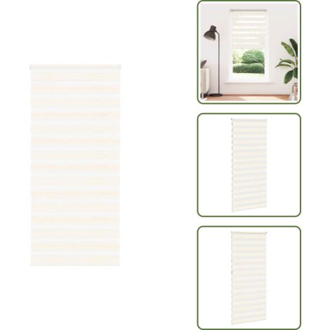 Protezione solare - vidaXL Tenda a Rullo Zebra Larghezza Tessuto 95,9 cm Poliestere - Tenda da finestra