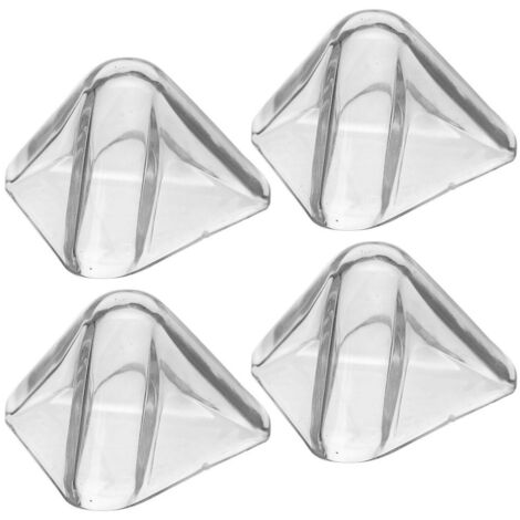 PROTEZIONI ANGOLARI IN SILICONE PER MOBILI, SET DI 4 PEZZI