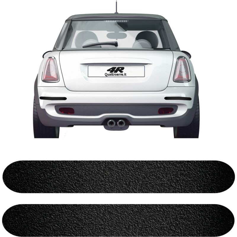 Protezioni Paracolpi Universali per Auto, Nero, 2 Pezzi