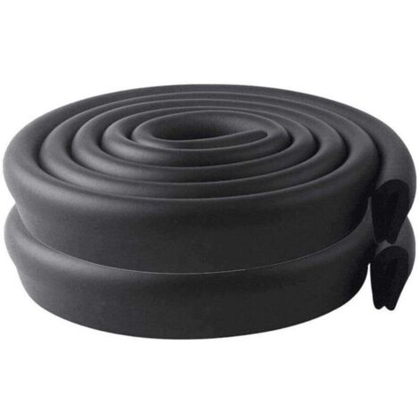 Protezioni per angoli e bordi per bambini, set da 2 rotoli di schiuma di sicurezza da 2 m, schiuma ammortizzante per angoli, pareti, mobili e bordi dei tavoli.