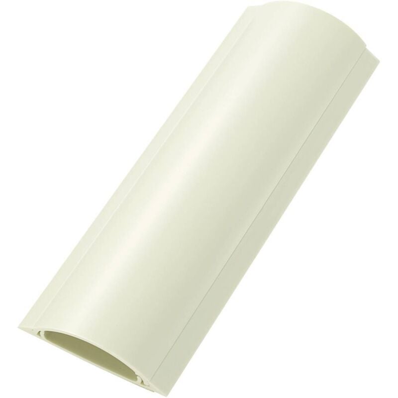 Protège-câbles pvc incolore Tru Components TC-RDAR60AMWWM203 1592923 Nombre de canaux: 1 Longueur 1000 mm 1 pc(s)
