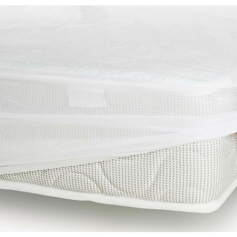 Protège matelas coton Imperméabilisé - Blanc - 180 x 200 cm