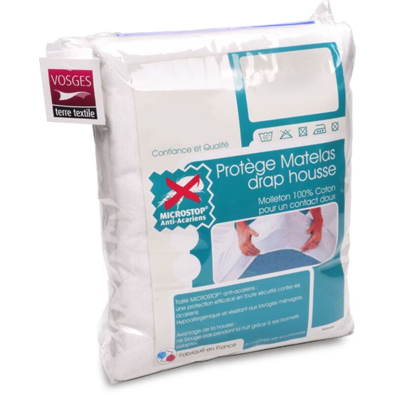 Protège matelas absorbant ANTONIN Bonnet de 23 cm 80x200 cm