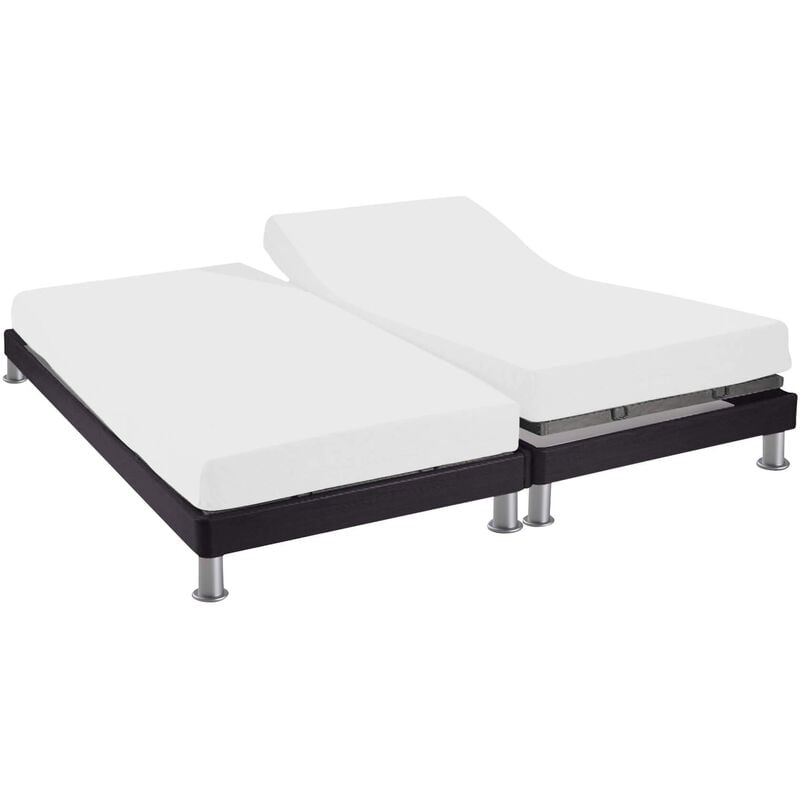 Protège matelas anti-acariens Microstop molleton 100% coton - bonnet 27 cm TPR pour sommier articulé 2x90x200