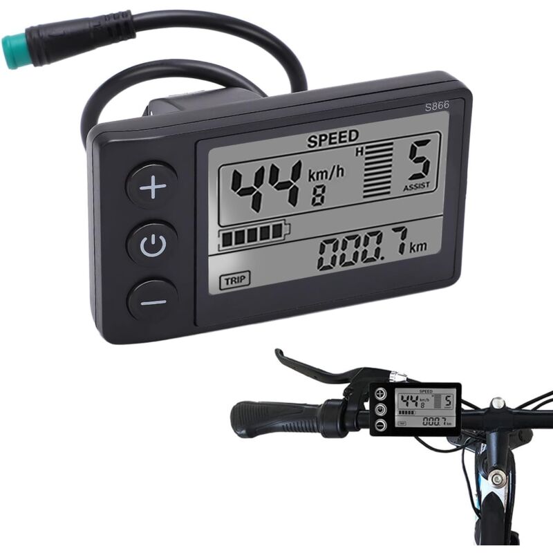 Protocole de Communication Ordinateur de Vélo électrique écran LCD Ordinateur de Vélo GPS étanche Compteur de Vitesse et Compteur Kilométrique de