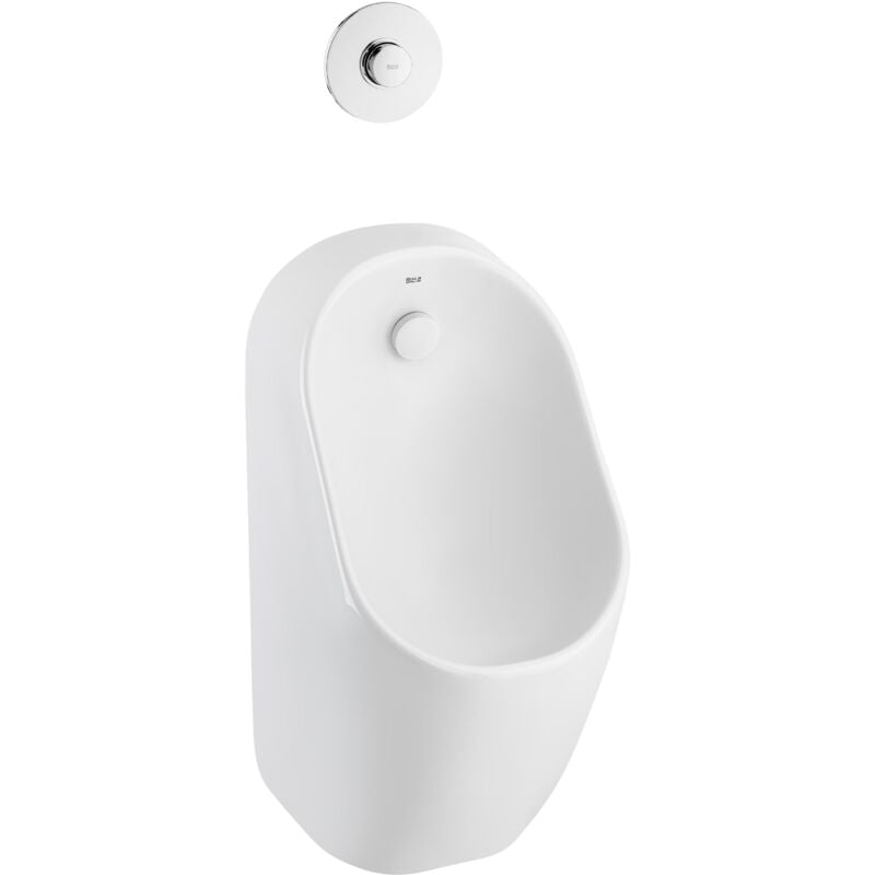 Urinoir en porcelaine proton sans rebord avec alimentation par l'arrière Roca