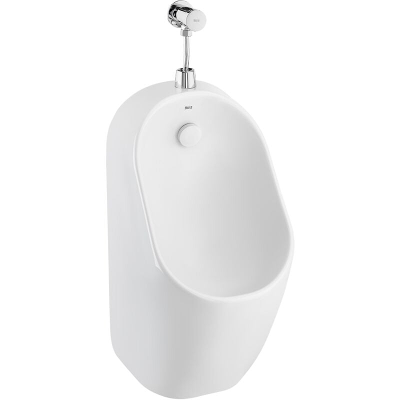 Urinoir en porcelaine sans rebord à alimentation par le haut proton Roca