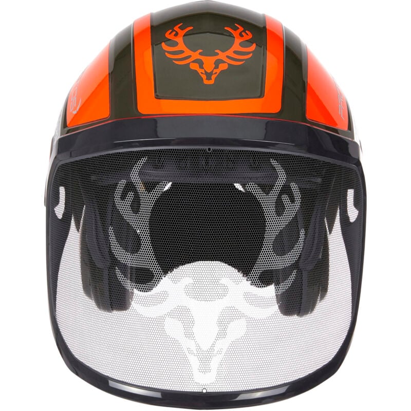 Integral Forest combiné casque vert olive/orange néon, kox edition - Protos