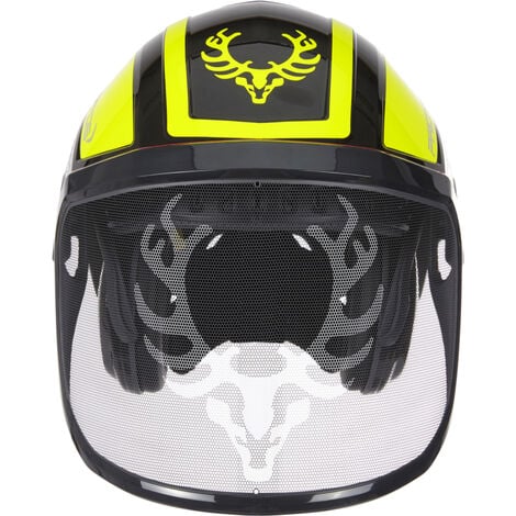 Protos Integral Forest combiné casque jaune fluo/noir, KOX edition