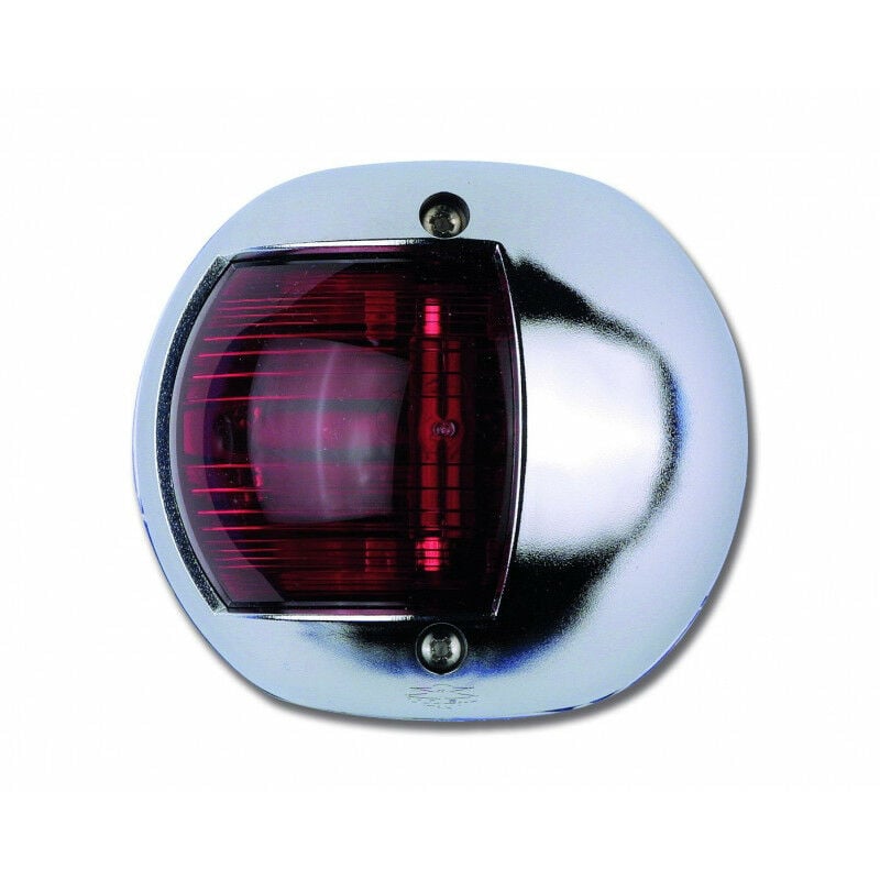 Tr.em. - Feux de navigation sphérique chromé pour bateau 20m - trem - babord