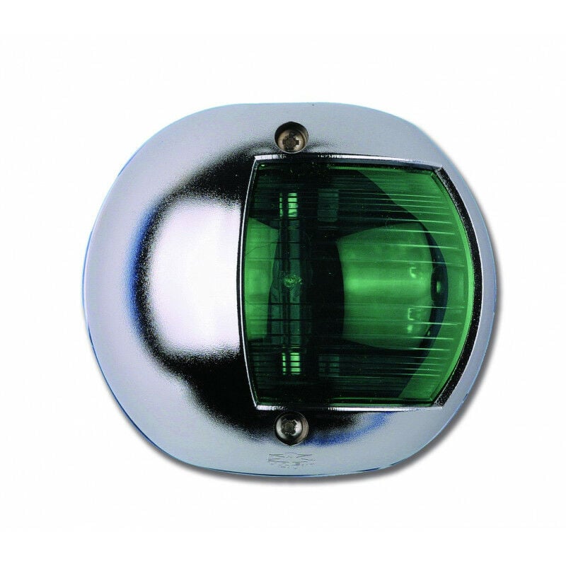 Tr.em. - Feux de navigation sphérique chromé pour bateau 20m - trem - tribord