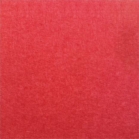 PROVISTON Akustik Wandpaneele 520 x 520 x 6 mm Red Uni Paneel Filz aus recyceltem PET Einfarbig Rot Modulare Wandpaneele Nachhaltig Natürlich