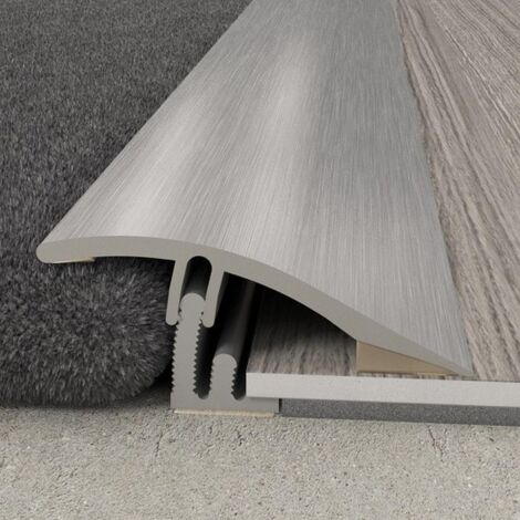 PROVISTON Anpassungsprofil 38 x 10.23 x 930 mm Aluminium Höhenausgleichsprofil Silber Ausgleichsprofil