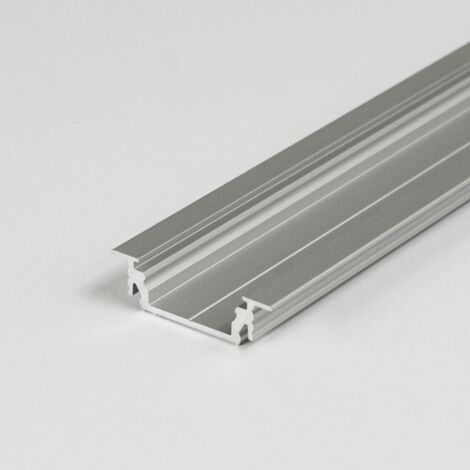 PROVISTON  LED Aluminiumprofil  28 x 8 x 2000 mm  Silber  Indirekte Beleuchtung  Led-Beleuchtung