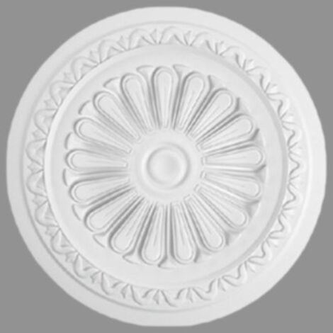 PROVISTON  Stuckrosette  Polystyrol  Durchmesser 340 mm  Weiß  Deckenrosette