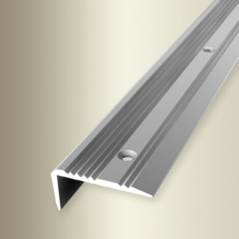 PROVISTON  Treppenkanten- & Winkelprofil  Aluminium  43 x 1000 mm  Silber  Winkelprofil