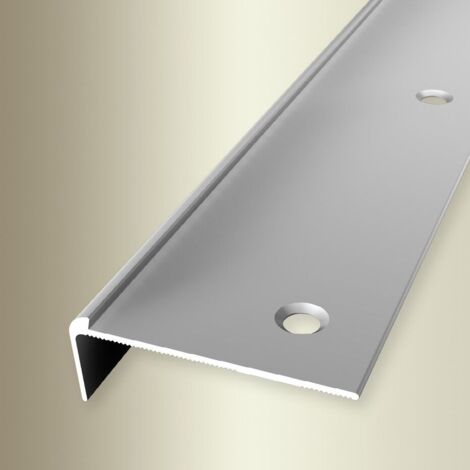 PROVISTON  Treppenkanten- & Winkelprofil  Aluminium  48 x 1000 mm  Silber  Winkelprofil