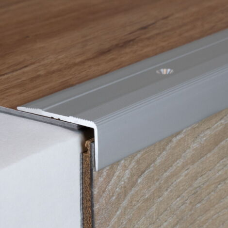 PROVISTON  Treppenkantenprofil  Alu Winkelprofil  15 x 36 x 1000 mm  Silber