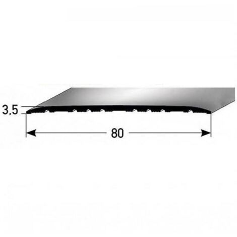 PROVISTON  Übergangsprofil  Alu Übergangsschiene  80 x 1000 mm  Bronze Hell