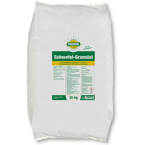 Provita Schwefel-Granulat 25 kg Schwefeldünger verbessert Stickstoffausnutzung