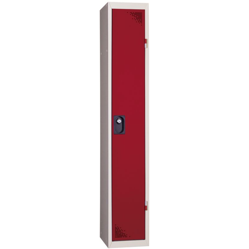 PROVOST - Vestiaire industriel monobloc 1 colonne gris métal - Provost