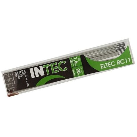 Proweltek-ine-intek PR1014 - Scatola di bacchette per saldatura 20 in acciaio, 1,6 mm di diametro