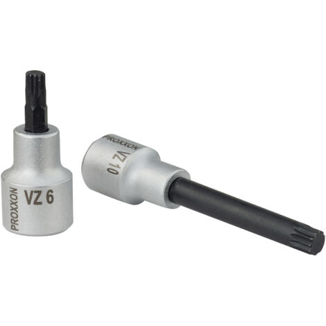 Proxxon - 1/2" Vielzahn-Einsatz VZ 8, 100 mm lang - 23371