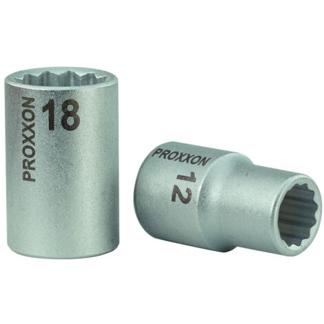 Proxxon 1/2- Vielzahn-Steckschlüsseleinsatz 12-kant, 9 mm Nüsse & Einsätze