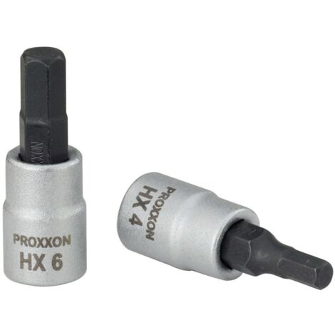Proxxon - 1/4" Innensechskant-Einsatz, HX 6 mm, 33mm lang - 23749
