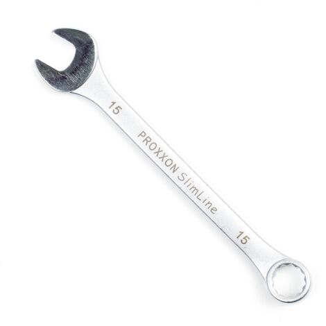 Proxxon 23915 Ring-Maulschlüssel SlimLine Größe 15 mm / Ringschlüssel