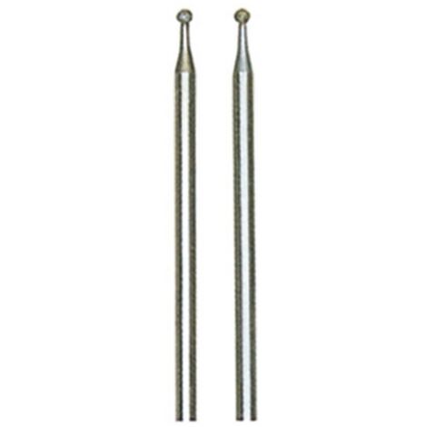 PROXXON 28222 2 FRESE A GAMBO FRESA DIAMANTATA MM 1,8 IN ACCIAIO PER MOLARE