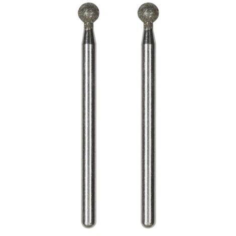 Proxxon 28226 Broches à meuler diamantées, billes, 4,4 mm, 2 pièces Diamètre 4.4 mm 2 pc(s) Y783793